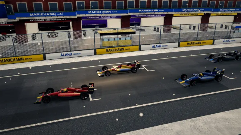 On the grid for the Grand Prix of Åland: Åland racing game screenshot