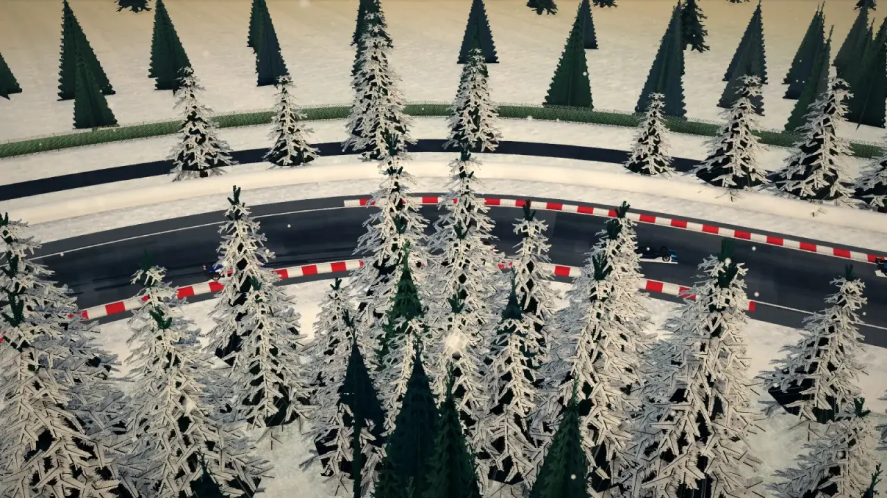 The helicopter over the Åland circuit: the Åland racing game