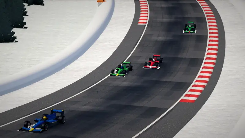The corkscrew, Alaska: Alaska racing game screenshot