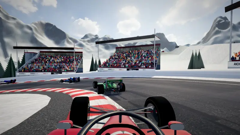 On board around Alaska: Alaska racing game screenshot