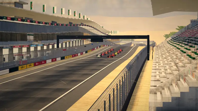 On the grid for the Algerian Grand Prix: Algeria racing game screenshot