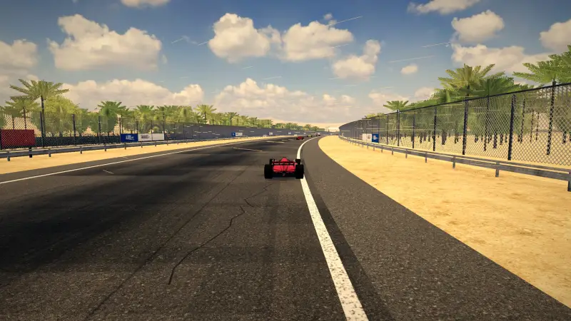 Chasing through a corner in Algeria: Algeria racing game screenshot