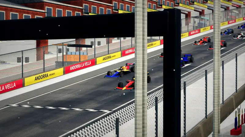 On the grid for the Grand Prix of Andorra: Andorra racing game screenshot