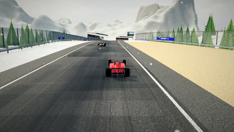 The climb to the hairpin, Andorra: Andorra racing game screenshot