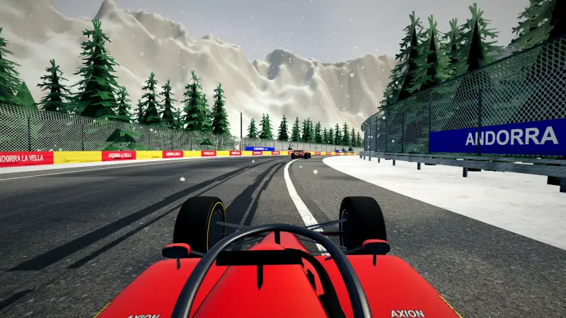 On board around Andorra: Andorra racing game screenshot