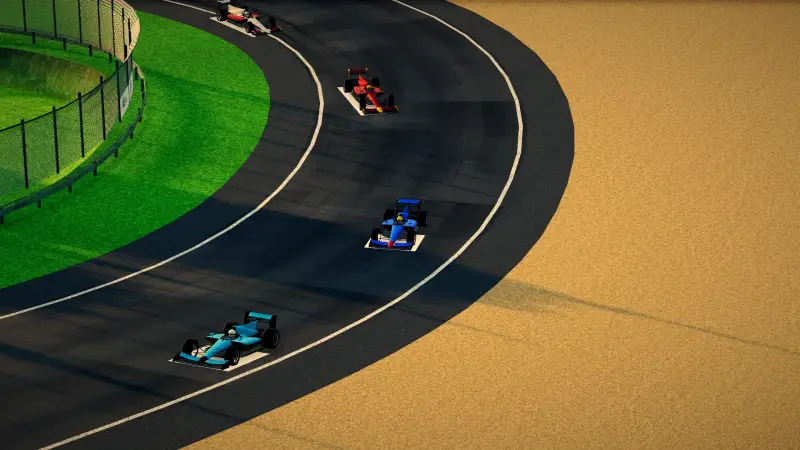 The corkscrew, Angola: Angola racing game screenshot