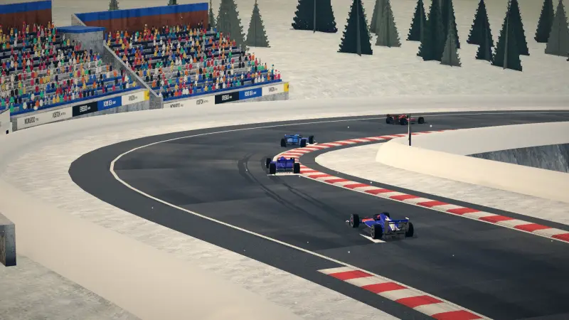The corkscrew, Antarctica: Antarctica racing game screenshot