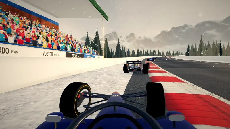 On board around Antarctica: Antarctica racing game screenshot