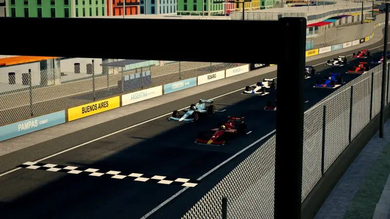 On the grid for the Argentine Grand Prix: Argentina racing game screenshot