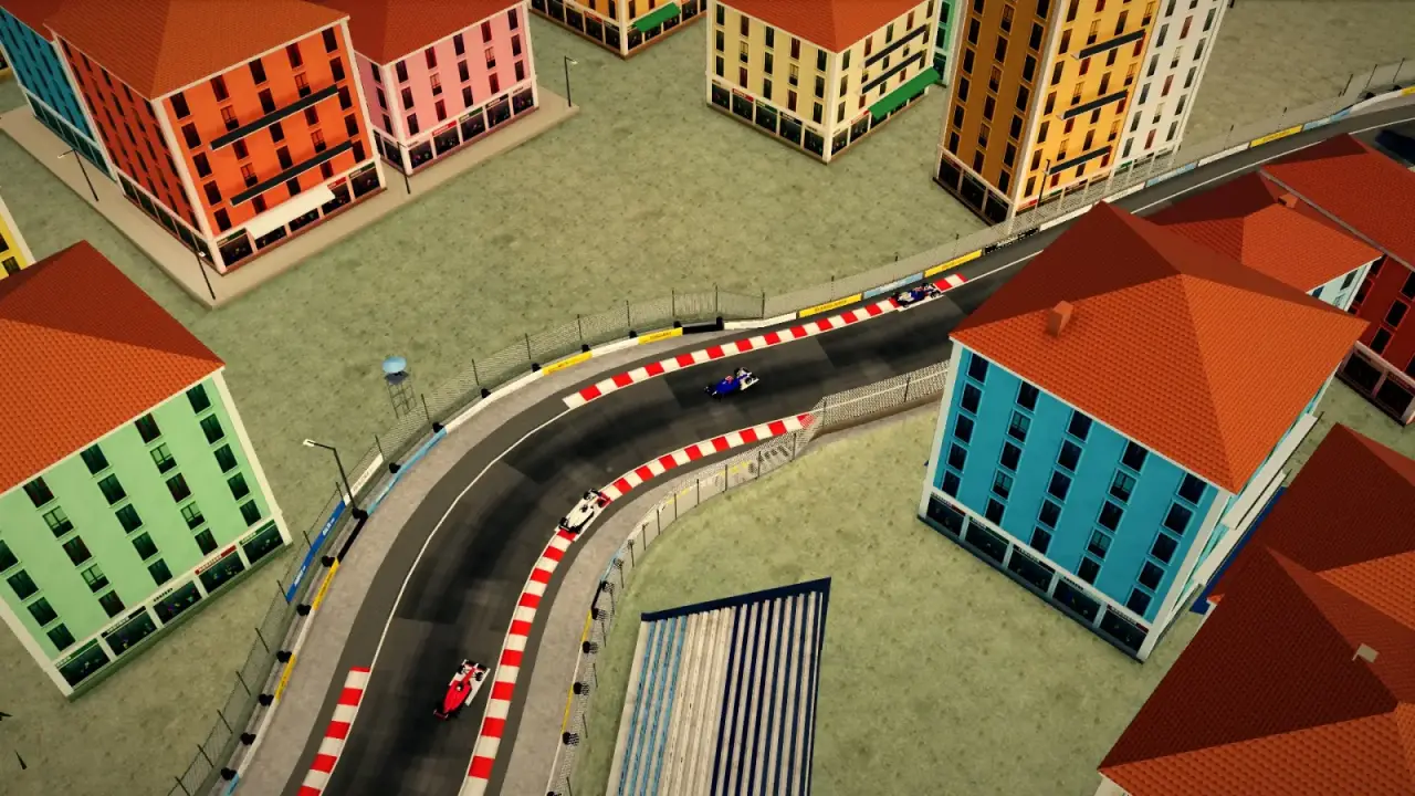 The helicopter over the Argentina circuit: the Argentina racing game