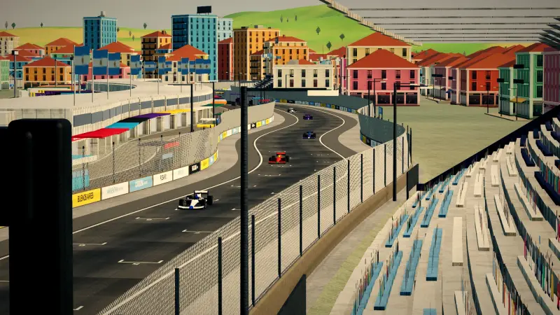 Crossing the line at the Argentina circuit: Argentina racing game screenshot