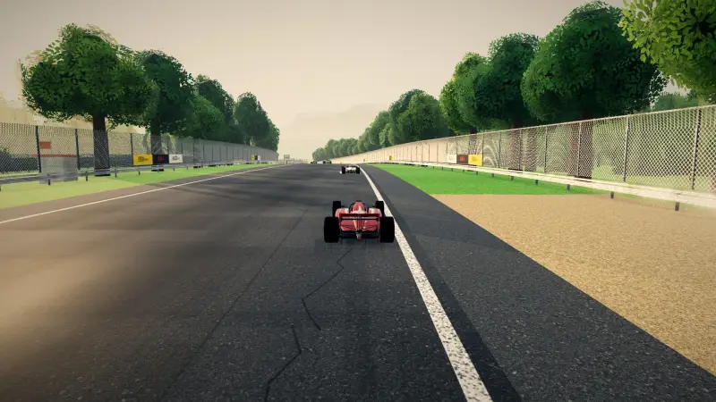 Chasing through a corner in Armenia: Armenia racing game screenshot