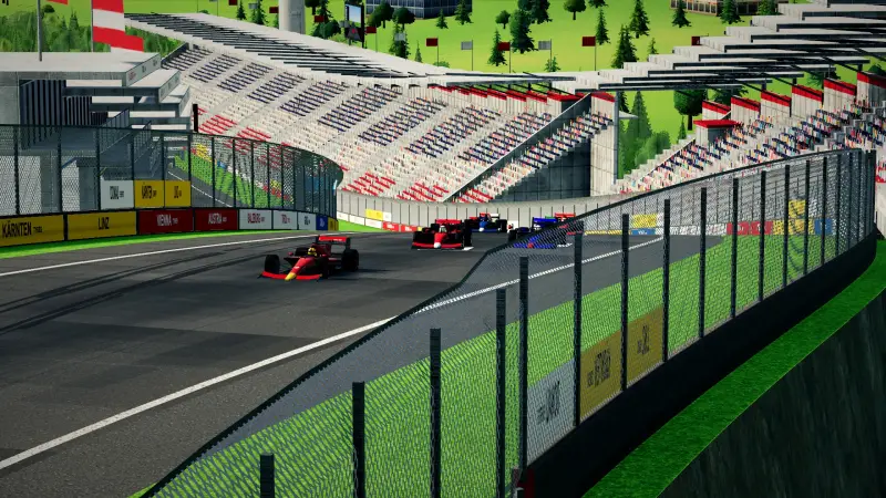 The climb to the hairpin, Austria: Austria racing game screenshot