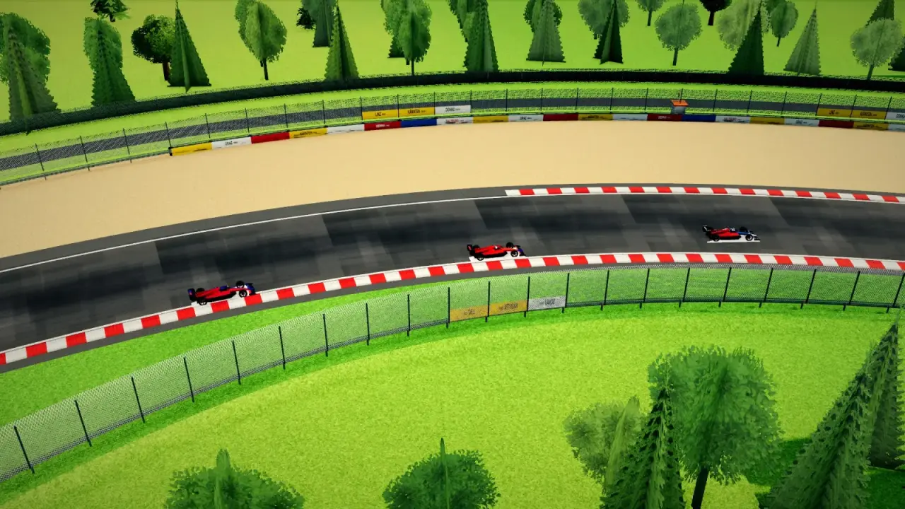 The helicopter over the Austria circuit: the Austria racing game