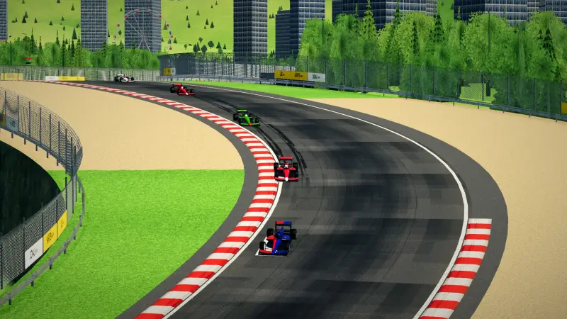Down the plunge, Austria: Austria racing game screenshot