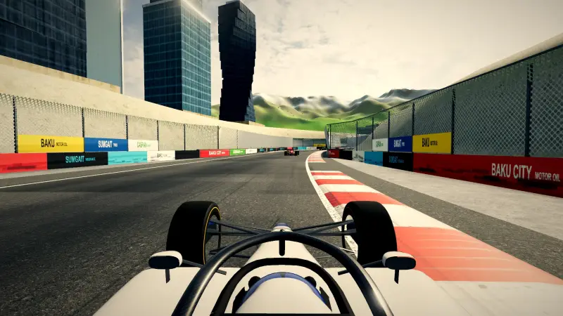 On board around Azerbaijan: Azerbaijan racing game screenshot