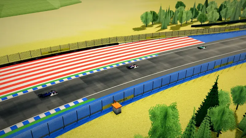 The helicopter over the Bahamas circuit: Bahamas racing game screenshot