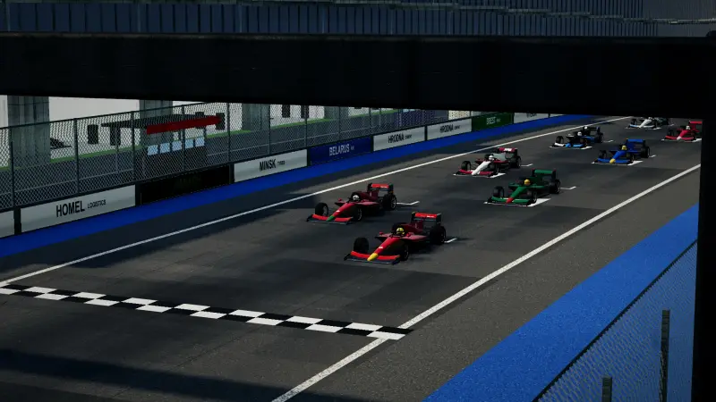 On the grid for the Belarusian Grand Prix: Belarus racing game screenshot
