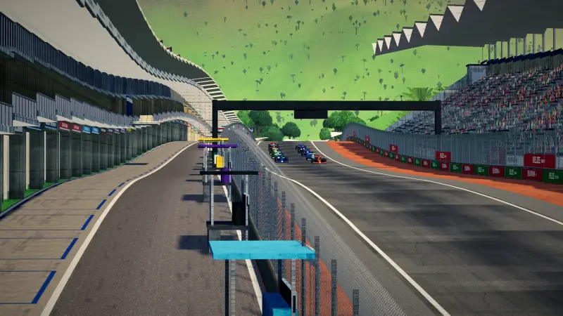 On the grid for the Grand Prix of Belize: Belize racing game screenshot