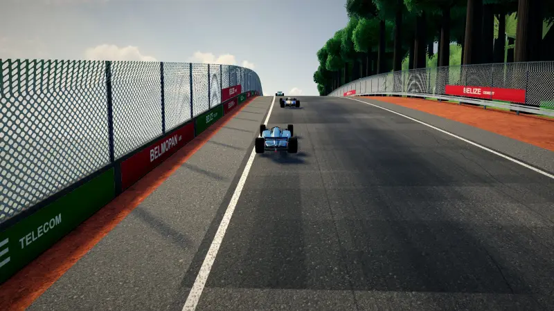 Compression into the crest, Belize: Belize racing game screenshot