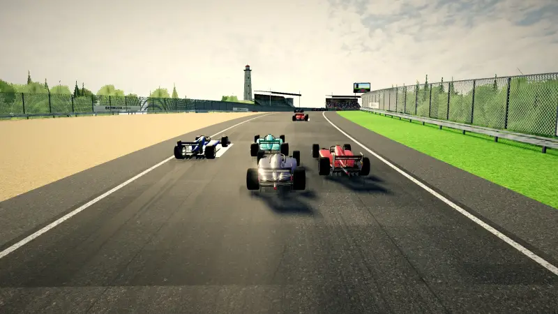 The climb to the hairpin, Bermuda: Bermuda racing game screenshot