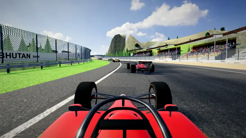 On board around Bhutan: Bhutan racing game screenshot