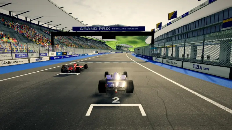 On the grid for the Bosnian Grand Prix: Bosnia and Herzegovina racing game screenshot