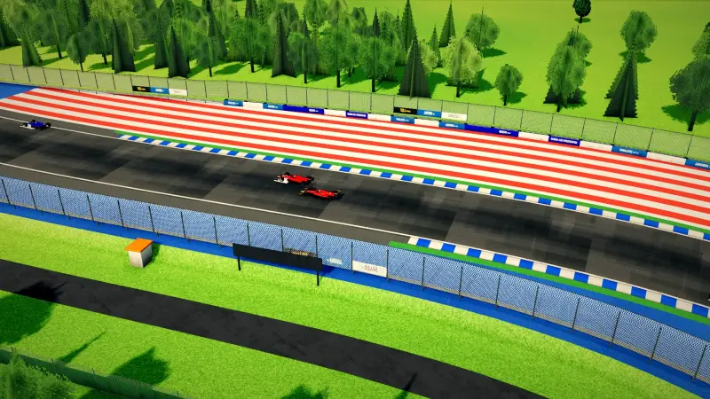 The helicopter over the Bosnia and Herzegovina circuit: Bosnia and Herzegovina racing game screenshot