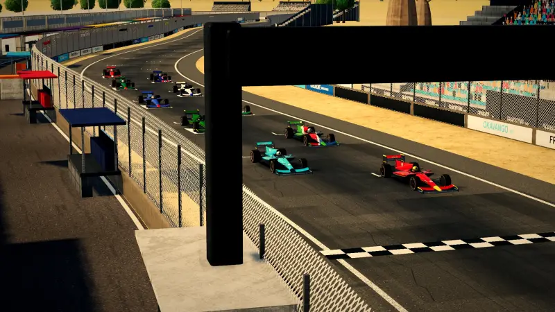 On the grid for the Botswana Grand Prix: Botswana racing game screenshot
