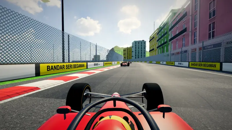 On board around Brunei: Brunei racing game screenshot