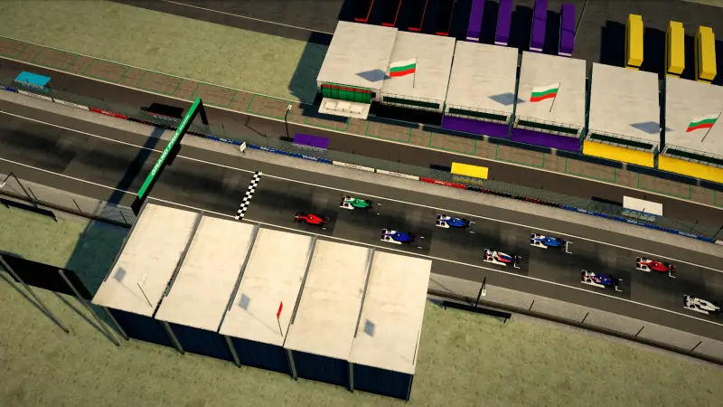On the grid for the Bulgarian Grand Prix: Bulgaria racing game screenshot