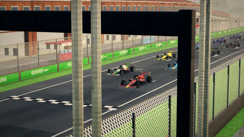 On the grid for the Grand Prix of Burundi: Burundi racing game screenshot