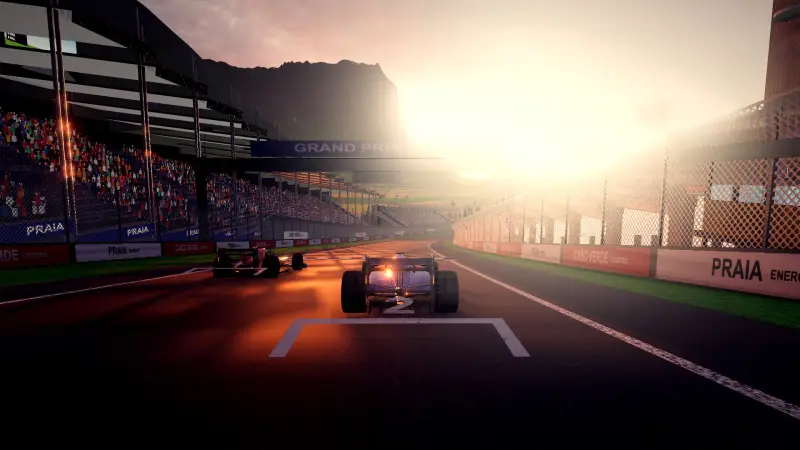 On the grid for the Grand Prix of Cabo Verde: Cabo Verde racing game screenshot