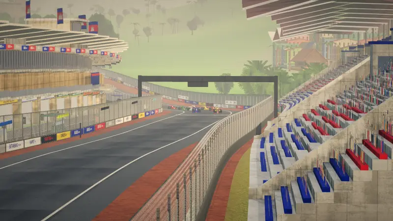On the grid for the Cambodian Grand Prix: Cambodia racing game screenshot