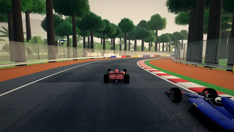 Chasing through a corner in Cambodia: Cambodia racing game screenshot
