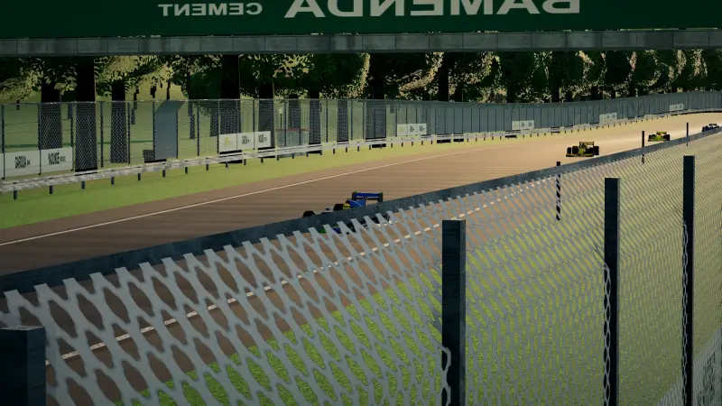 Trackside at the Cameroon circuit: Cameroon racing game screenshot