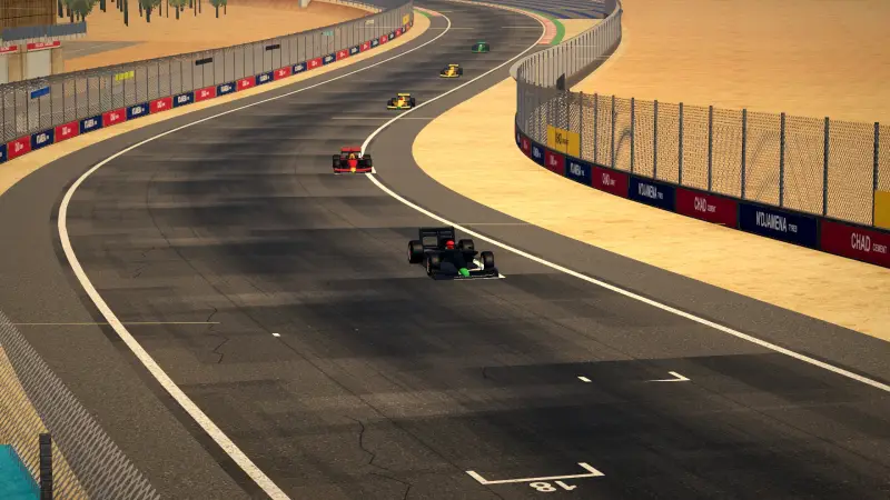 Over the crest, Chad: Chad racing game screenshot