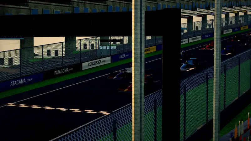 On the grid for the Chilean Grand Prix: Chile racing game screenshot