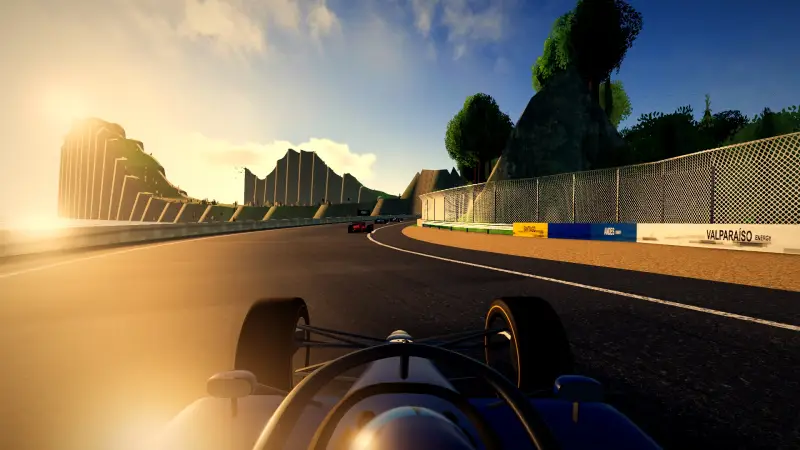 On board around Chile: Chile racing game screenshot