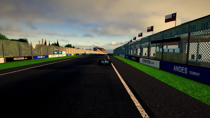 Down the plunge, Chile: Chile racing game screenshot