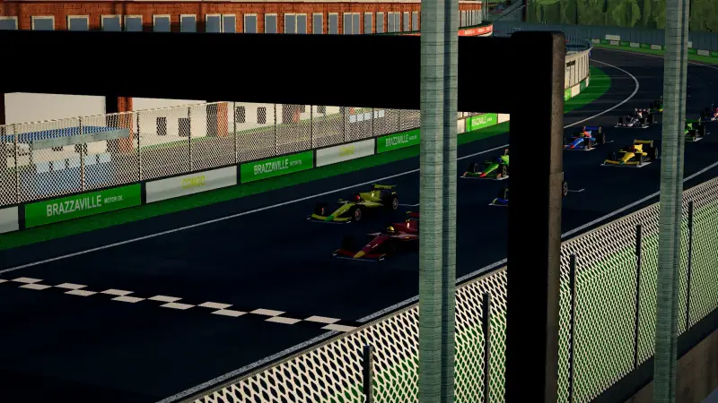 On the grid for the Grand Prix of Congo: Congo racing game screenshot