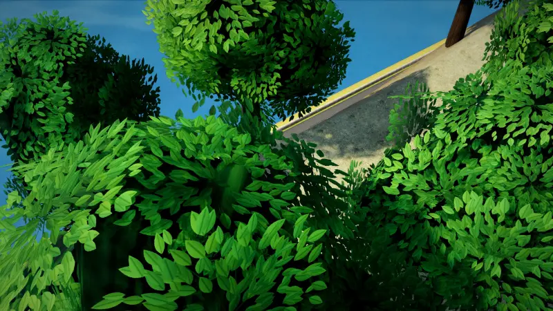 The helicopter over the Cook Islands circuit: Cook Islands racing game screenshot