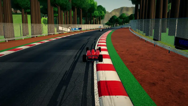 The climb to the hairpin, Costa Rica: Costa Rica racing game screenshot
