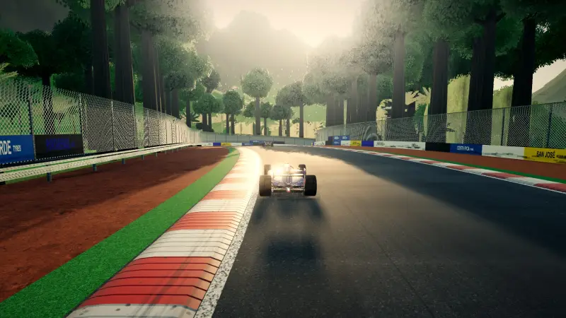 Down the plunge, Costa Rica: Costa Rica racing game screenshot
