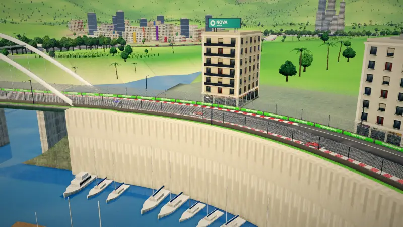 Across the bridge, Côte d'Ivoire: Côte d'Ivoire racing game screenshot