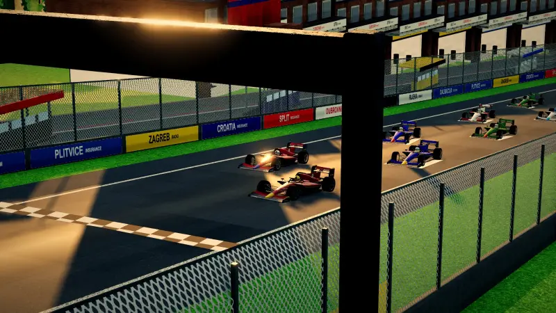 On the grid for the Croatian Grand Prix: Croatia racing game screenshot