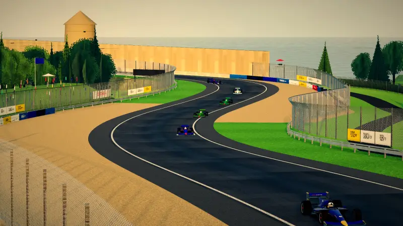 Over the crest, Croatia: Croatia racing game screenshot
