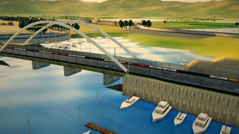 Across the bridge, Cuba: Cuba racing game screenshot