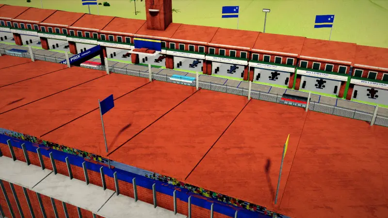 On the grid for the Grand Prix of Curaçao: Curaçao racing game screenshot