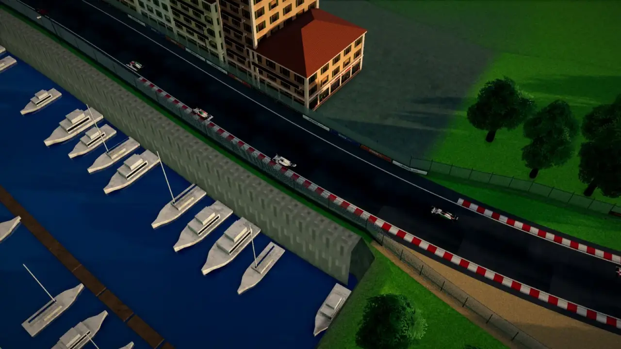 The helicopter over the Cyprus circuit: the Cyprus racing game